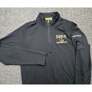 Rudis Sweatshirt Quarter Zip 1/4 Black Wrestling Lightweight Stretch Eagle